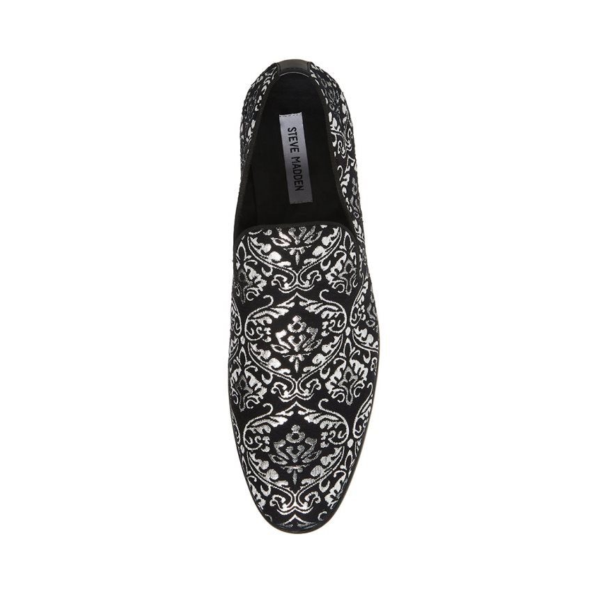 Black Steve Madden Antwerp Men's Loafers | PH 0371QLN